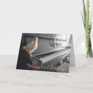 Folded Greeting Card Nóta beag le rá / Just to say