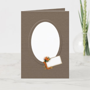 Folded Greeting Card Photo Template Heirloom