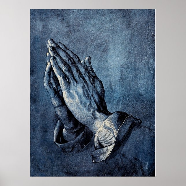 Folded Hands Prayer - Durer Poster (Front)