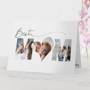  Folded Heart Mom Mother's Day Card