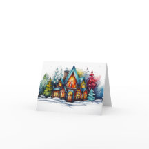 Folded Holiday Card