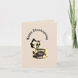 Folded Holiday Card : Happy Thanksgiving