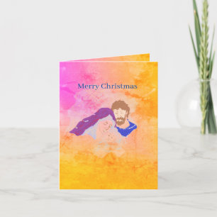 Folded Holiday Card : Merry Christmas