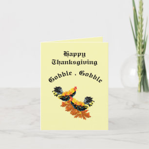 Folded Holiday Card   Thankgiving W/Prayer