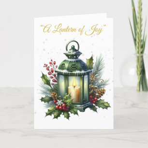 Folded Holiday Card-Victorian Xmas Splendor