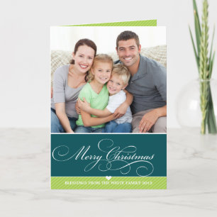 FOLDED MERRY CHRISTMAS CARD :: lovely type 4