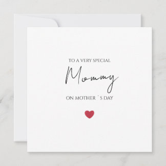 Folded Mother's Day Card