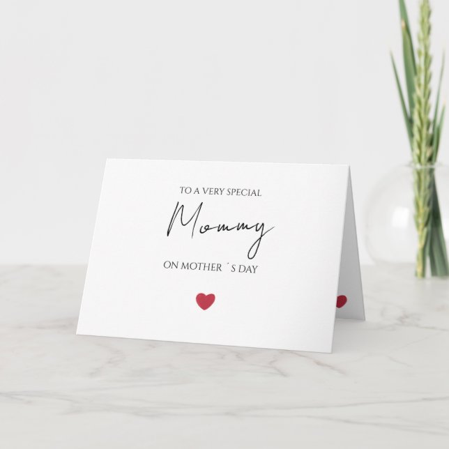 Folded Mother's Day Card (Front)
