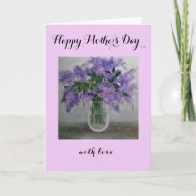 Folded Mother's Day Card Card