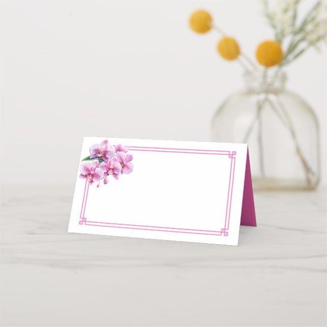 Folded Name Place Card (Front)