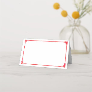 Folded Name Place Card
