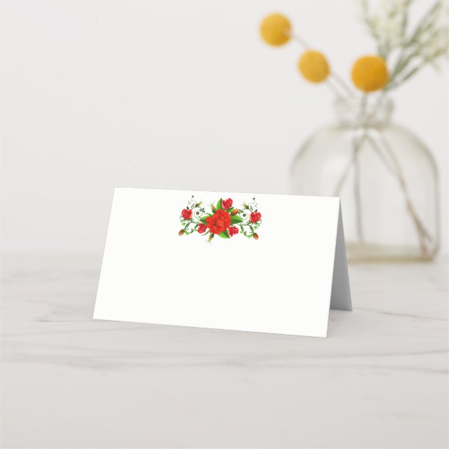 Folded Name Place Card (Front)