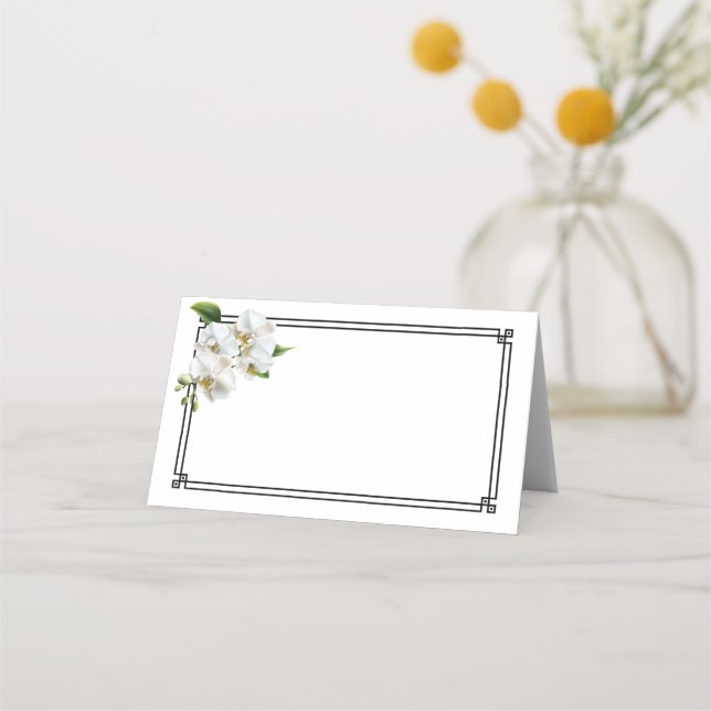 Folded Name Place Card (Front)