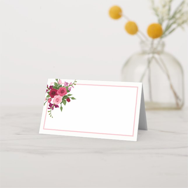 Folded Name Place Card (Front)
