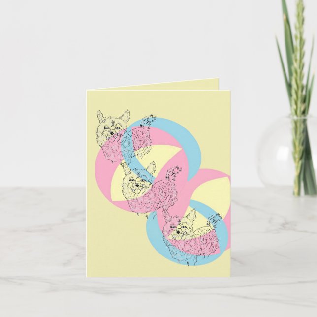 Folded Note Card :  Friends  (Front)