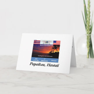 Folded qsl 961 thank you card