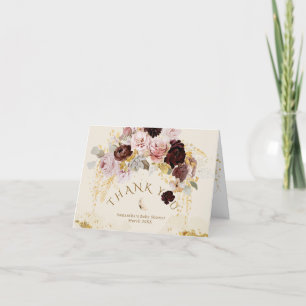 Folded Thank You Card