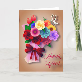 Folded Thank You Card