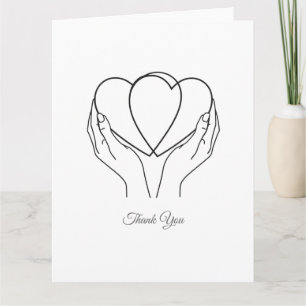 Folded Thank You Card