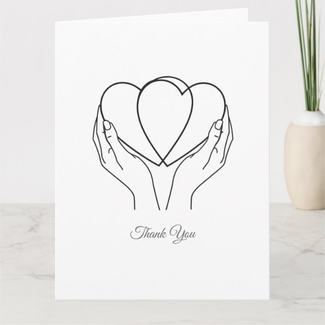 Folded Thank You Card (Front)