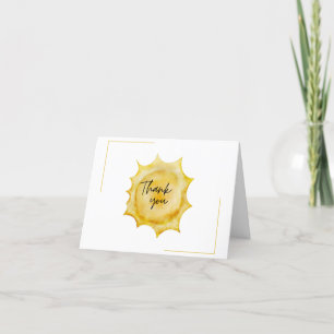 Folded Thank You Card