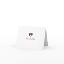 Folded Thank You Card