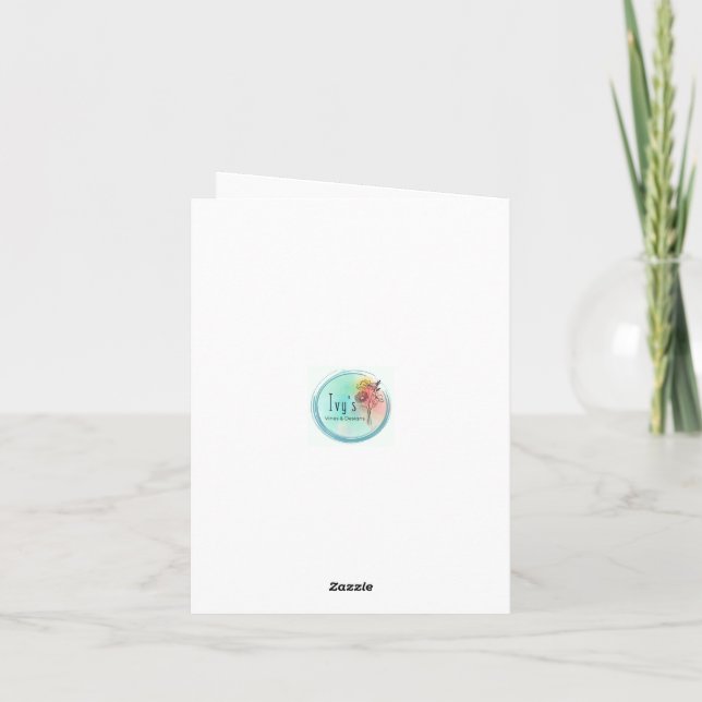 Folded Thank You Card (Back)