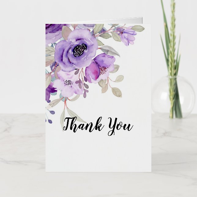 Folded Thank You Card (Front)