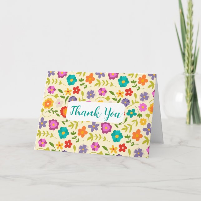 Folded Thank You Card (Front)