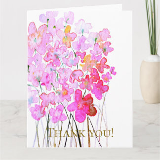Folded Thank You Card
