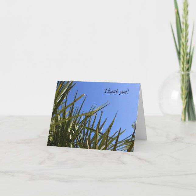 Folded Thank You Card (Front)