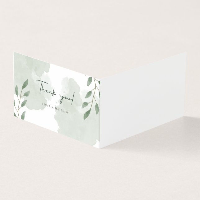 Folded Thank You Card (Outside)