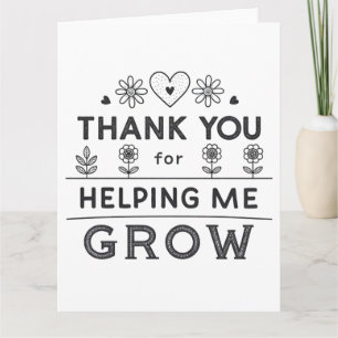 Folded Thank You Card