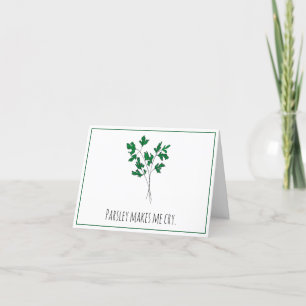 Folded Thank You Card