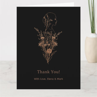 Folded Thank You Card