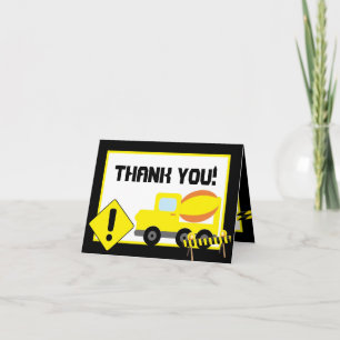 Folded Thank you Card Construction