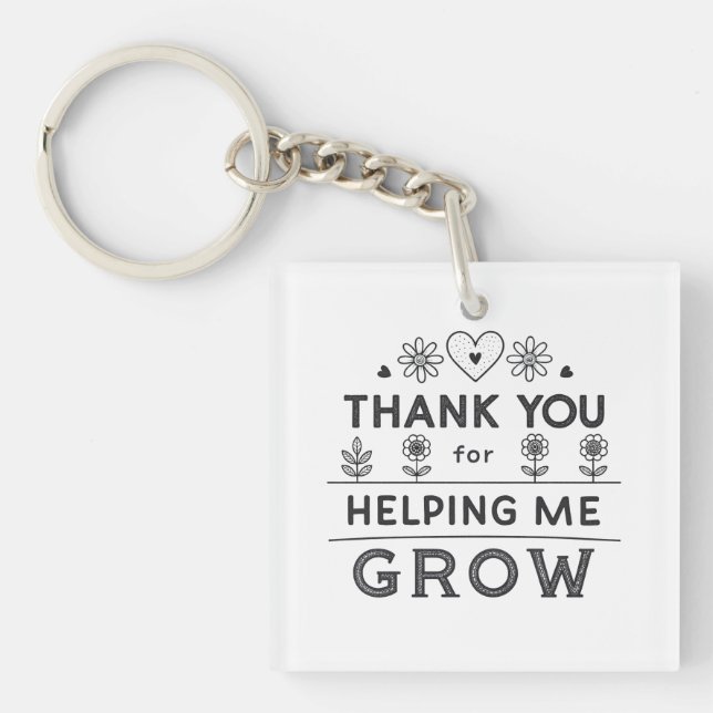 Folded Thank You Card Keychain (Front)