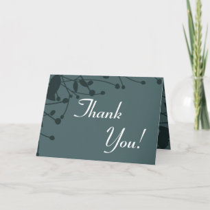 Folded Thank You Card Twilight Twigs