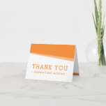 FOLDED THANK YOU simple modern bold bright orange<br><div class="desc">by kat massard >>> www.simplysweetpaperie.com <<< A modern, simple design for a THANK YOU CARD Setup as a template it is simple for you to add your own details, or hit the customize button and you can add or change text, fonts, sizes etc TIP :: 1. To resize / reposition...</div>