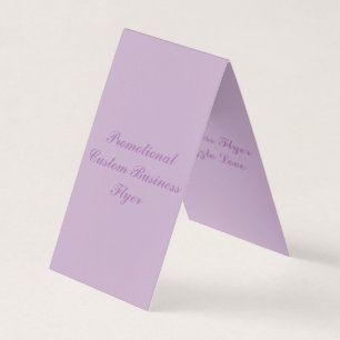 Folded Vertical Tent Business Card
