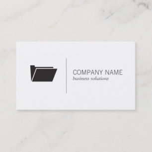 Folder Business Business Card