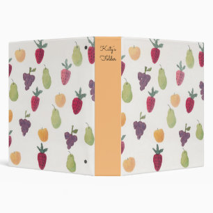 Folder With Fruit Customizable Binder