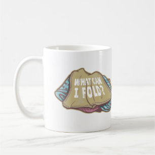 Folding clothes, laundry day coffee mug
