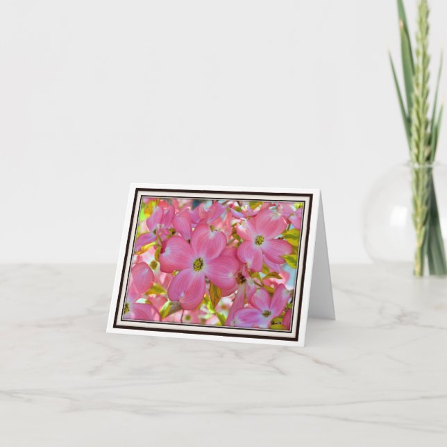 Folding Greeting Card - Flowering Dogwood (Front)