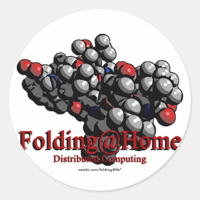 Folding@Home - autocollants (Devant)