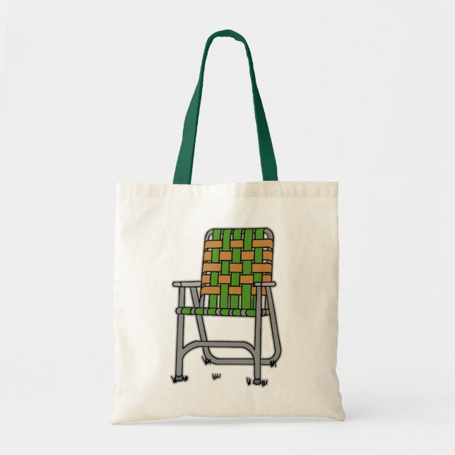 Folding Lawn Chair Tote Bag (Front)
