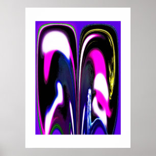 Folding time art poster