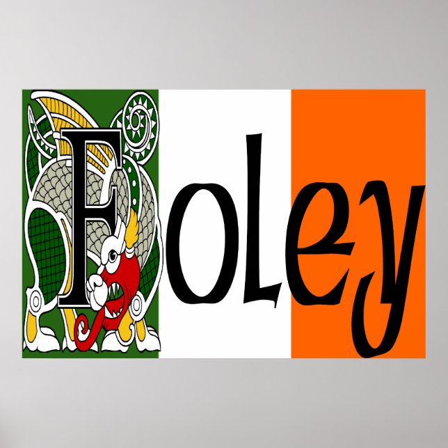 Foley Celtic Dragon Print (Front)
