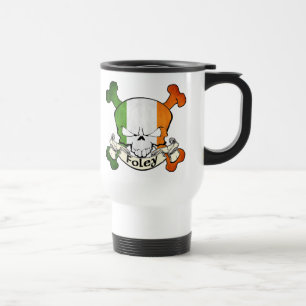 Foley Irish Skull Travel Mug