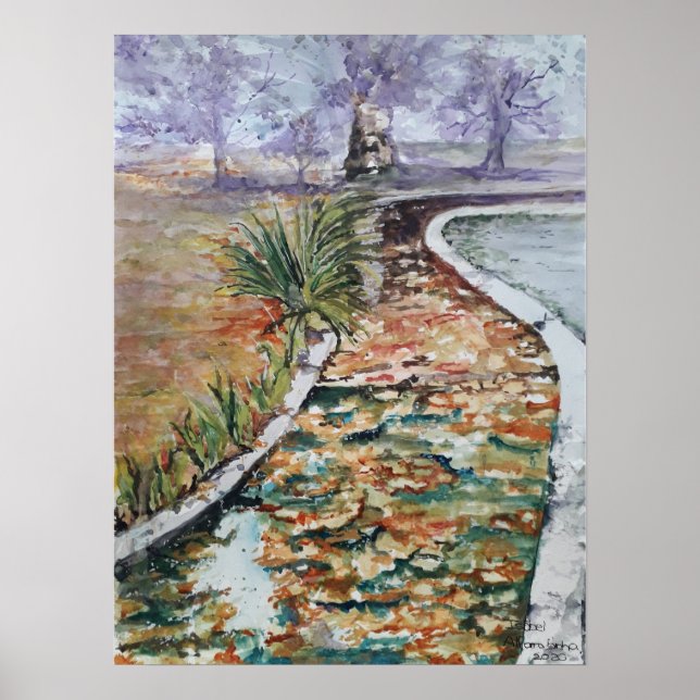 Folhas caídas poster (Front)